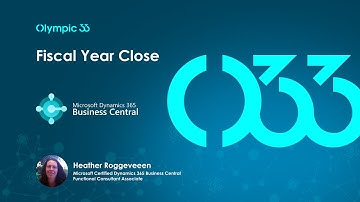 Fiscal Year Close - Microsoft Dynamics 365 Business Central