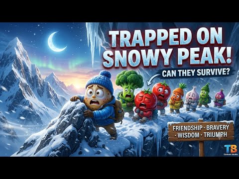 😱 Aalu Aur Uske Dost Snowy Mountain Mein Phans Gaye! ❄️ | Survival Story | TB Cartoon Studio