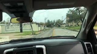 Here’s a look at the damage in Lake Charles, Louisiana from Hurricane Laura.