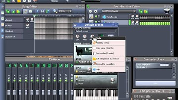 Goofing with the LMMS LFO Controller