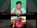 Virat Kohli का बड़ा बयान 😧 #shortsfeed #viratkohli #vairalshort #ipl #cricket #trending