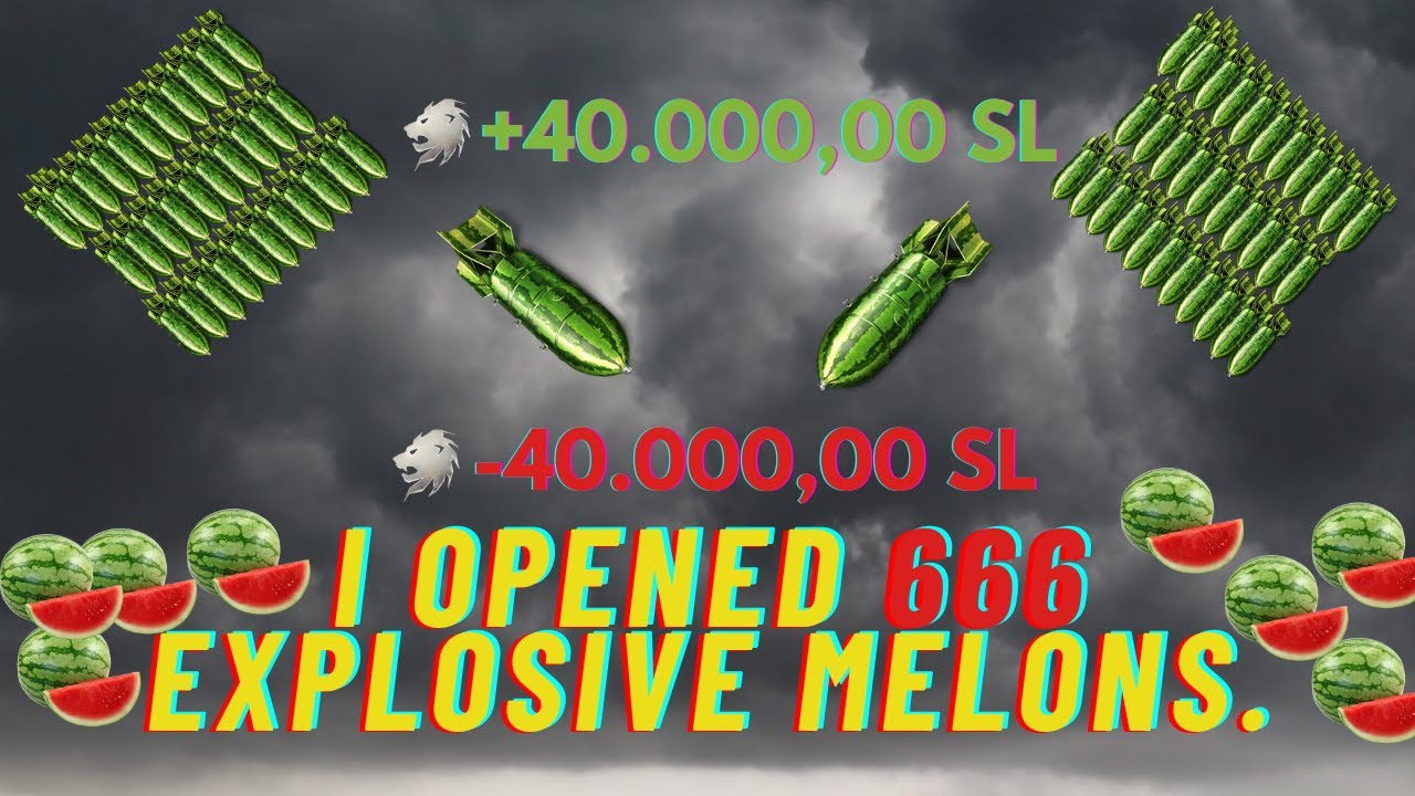 I Opened 666 Explosive Watermelons in War Thunder… Watch What Happens!