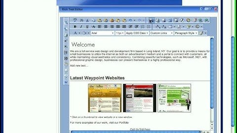 Intro to Waypoint Website Editing