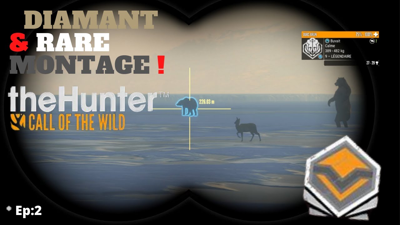 The Hunter Call Of The Wild Diamant Tiere Finden Diamant et Rare Compilation / Février 2021 | 19 Diamants , 8 Rares |The