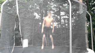 Cork 720 on trampoline