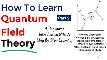 Quantum field theory lectures | How to learn quantum field theory | Learning quantum field theory