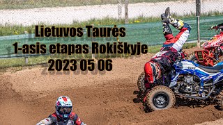Motokrosas  Lietuvos taurės 1 asis etapas Rokiškyje 2023 05 06