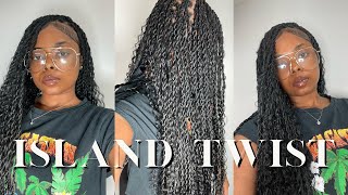 How To Do Island Twist | Boho Senegalese Twist Tutorial