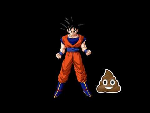 Goku poops on the floor
