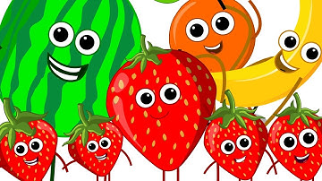 The Fruits Song | Learn Fruits | Nursery Rhymes | Kids Song | Kids Tv Nursery Rhymes