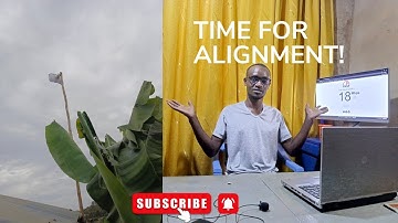 Time for Alignment! How I get Internet Connection in Rural Area.