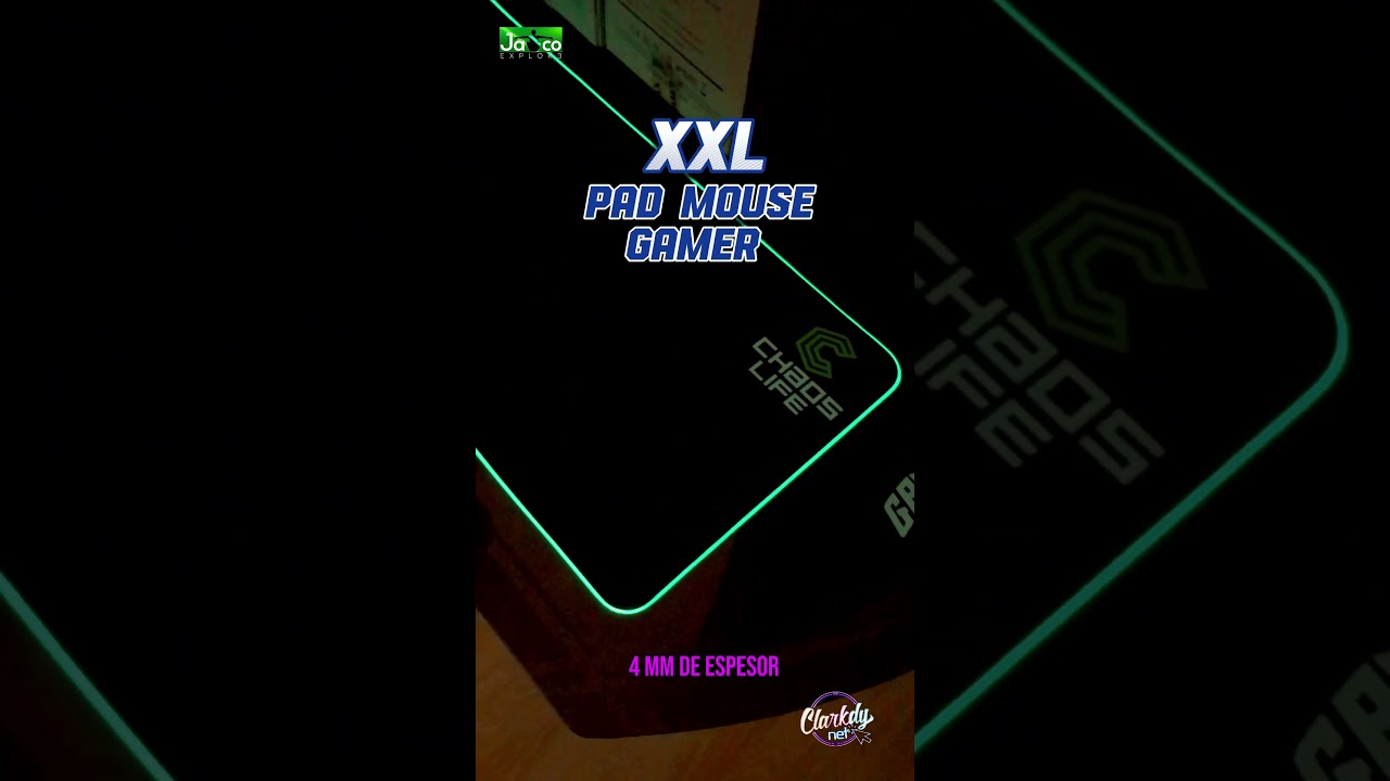 Pad Mouse con luces RGB 