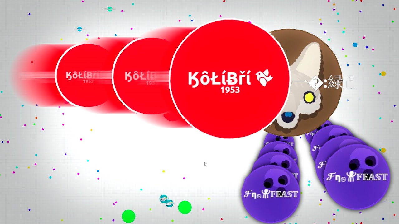 Agar.io - Triple Split // 10 DESTROYING TEAMS IN 1 SOLO AGARIO GAMEPLAY