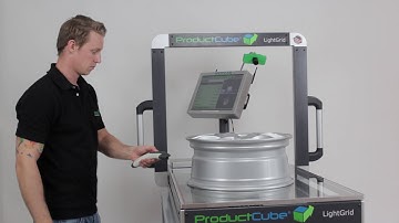 Volume measurement w ProductCube LightGrid - Volumescale, Dimensional weighing - Heidler Strichcode