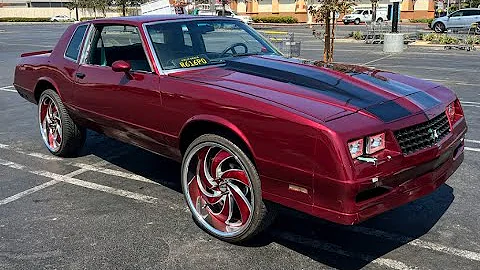 STREET TUNED LS SWAP MONTE CARLO 6.0 CAMMED ON 26s #lsswap #chevy #gbody