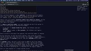 Advent of Code 2021 - Day 18 - Explanation Net Worth