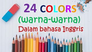 24 Warna dalam Bahasa Inggris | 24 Colors in English #warnabahasainggris #bahasaInggriswarna screenshot 5