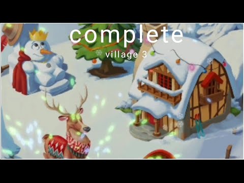 Complete Village 3 Snowy Alps || Coin Master || New Episode #4 - Youtube