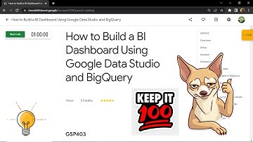 How to Build a BI Dashboard Using Google Data Studio and BigQuery || [GSP403] || Solution
