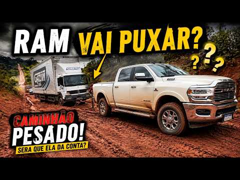 SERÁ QUE A RAM CONSEGUE PUXAR O CAMINHÃO?