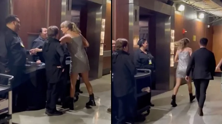 Taylor Swift tipping workers at the Grammys 2025