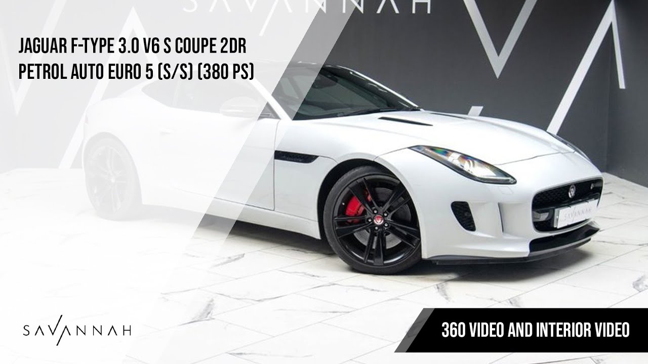 JAGUAR F TYPE 3 0 V6 S Coupe 2dr Petrol Auto Euro 5 ss 380 ps