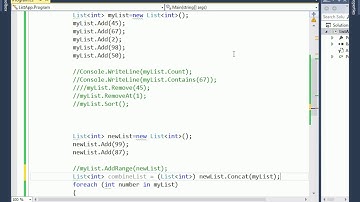 C# - List with Addrange And Concat Method