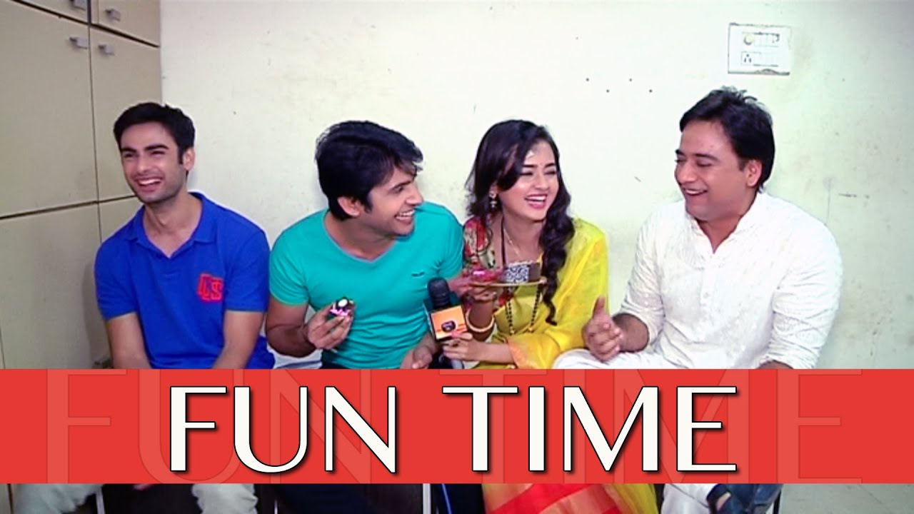 Fun with Namish aka Laksh & other cast members of Swaragini
