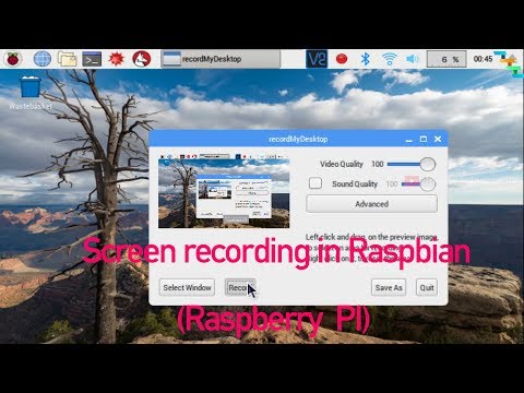 Screen Recording in Raspberry PI (Raspbian)