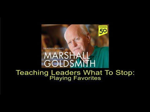 Teaching Leaders What To Stop: Playing Favorites