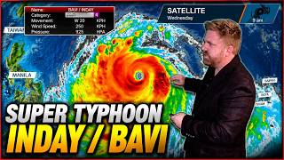 Super Typhoon Bagyong Inday / Bavi in the Philippine Sea