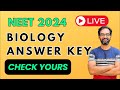 Neet 2024 biology answer key live