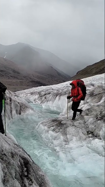 Drang drung|| Supra-glacial channel|| #glacier ||#himalayas ||#ladakh #trekking #hiking #climbing