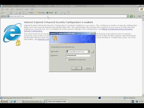 Windows Server 2003 - IIS Server Configuration