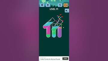 Water color sorting level 71 #youtubeshorts #gameplay