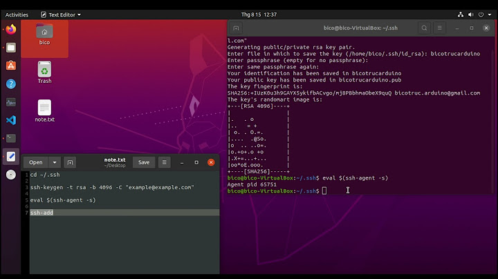 Creat SSH key in Ubuntu to access Github via SSH