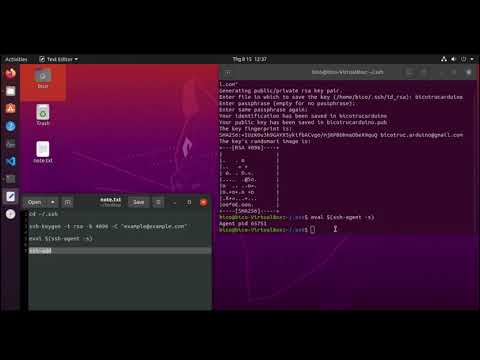 Creat SSH key in Ubuntu to access Github via SSH