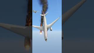 Passenger Plane Emergency Landing Failed In ocean After Mid Air Collision
