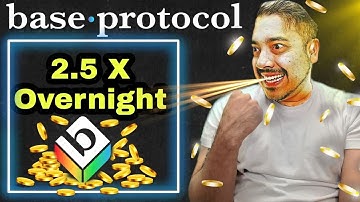 Base Protocol made me 2.5X overnight! Here