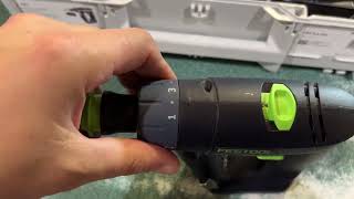 Honest review of the Festool drill kit my husband loves, Festool Cordless CXS 2 Drill Kit 576869