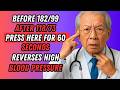Japan S Oldest Doctor Try This Simple 60 Second Blood Pressure Trick To Lower BP INSTANTLY