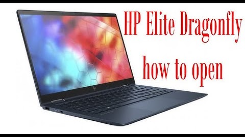 Take a look inside laptop HP Elite Dragonfly Hybrid /disassembly