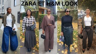 Grand Haul Nouveautés Automne Look De Zara Et Hm Essaie De Vêtements