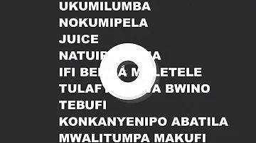 MUZO AKA ALPHONSO-KWENA IMWE BAKAMBA MWALIKALIPA