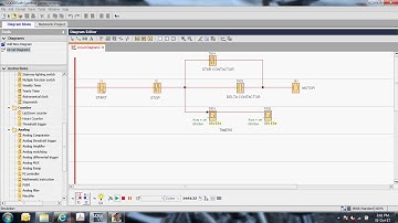Star Delta Starter PLC logic