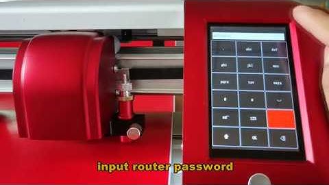 skycut vinyl cutter cut from corelDRAW by WIFI