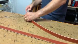 Saddle stitching front straps s1e11
