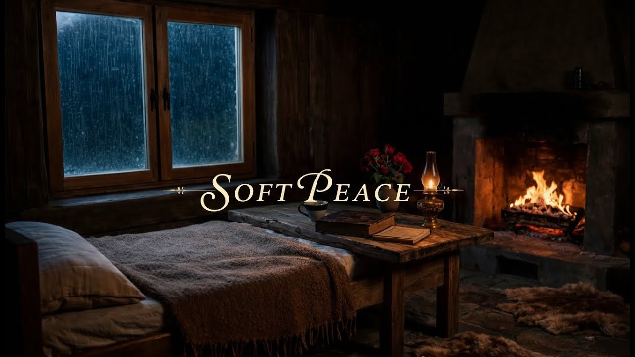 Rain Ambience & Acoustic Guitar for Anxiety Healing and Mental Peace