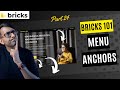 Bricks 101 part 24  add menu anchors   bricksbuilderio  bricks wordpress tutorial