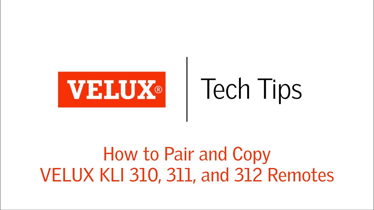 Télécommande universelle VELUX - KLI 310 - Pour tous vos produits VELUX